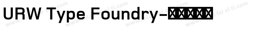 URW Type Foundry字体转换